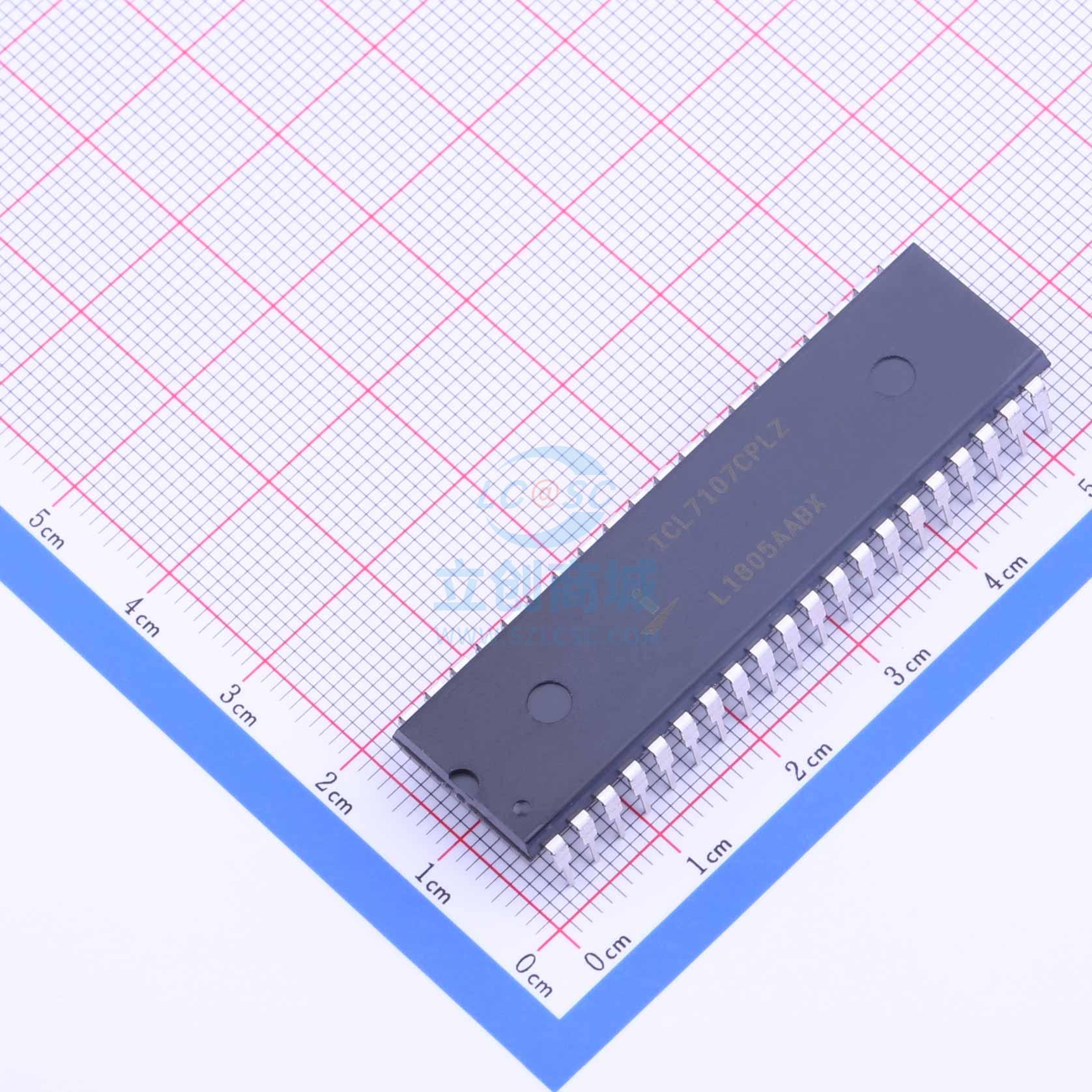模数转换芯片ADC ICL7107CPLZ PDIP-40 RENESAS(瑞萨)/IDT