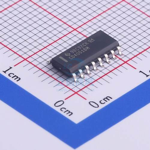 模拟开关/多路复用器 CD4051BM96 SOIC-16_150mil TI()