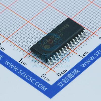 以太网芯片 ENC28J60-I/SO SOIC-28_300mil MICROCHIP(美国微芯)