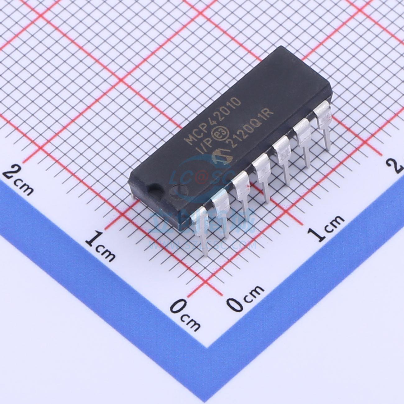 数字电位器 MCP42010-I/P PDIP-14 300mil  全新原装进口