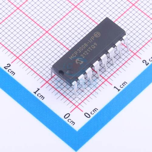模数转换芯片ADC MCP3008-I/P PDIP-16 MICROCHIP(美国微芯)