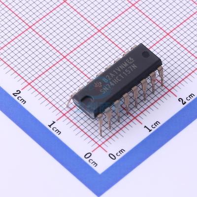 信号开关/编解码器/多路复用器 SN74HCT157N PDIP-16 TI全新原装