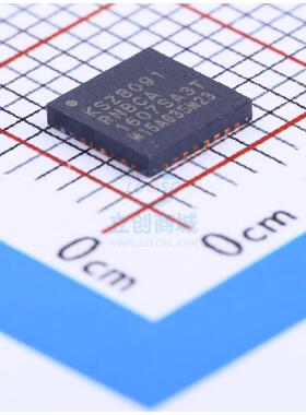 以太网芯片 KSZ8091RNBCA QFN-32_5x5x05P 全新原装进口