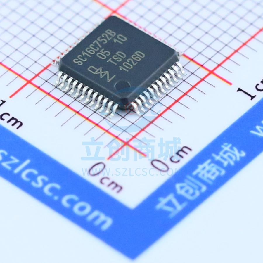 全新原装进口 SC16C752BIB48,157 LQFP-48_7x7x05P
