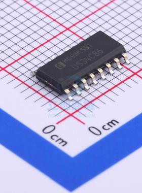 多协议收发器 DS34C86M/TR SOP-16 HGSEMI(华冠)
