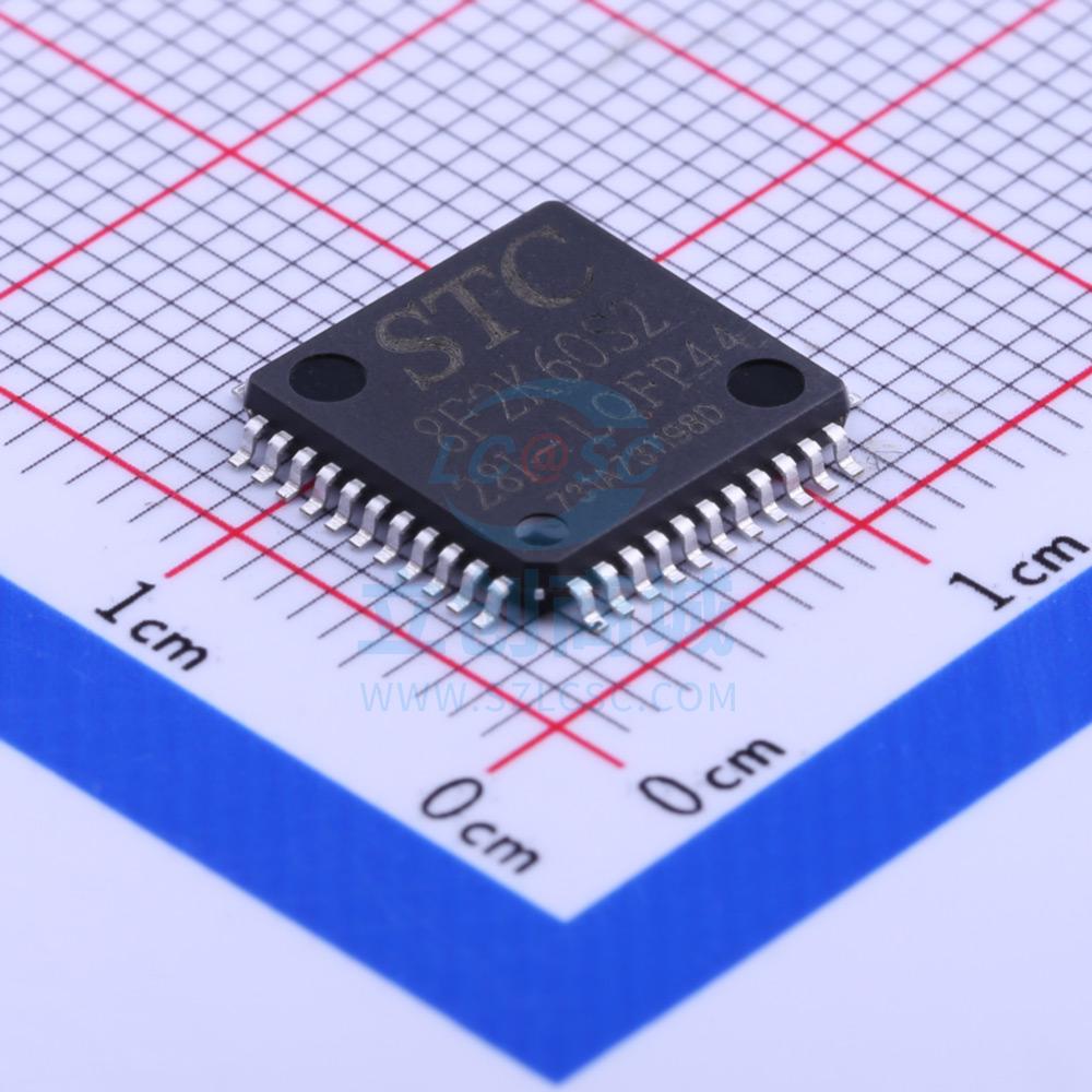 单片机(MCU/MPU/SOC) STC8F2K60S2-28I-LQFP44 LQFP-44 全新原装