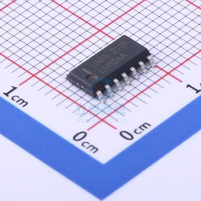 运算放大器 LM324ADR SOP-14 UMW(友台半导体)