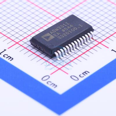 RS232芯片 ADM3311EARSZ-REEL SSOP-28 ADI(亚德诺)/LINEAR(凌特)