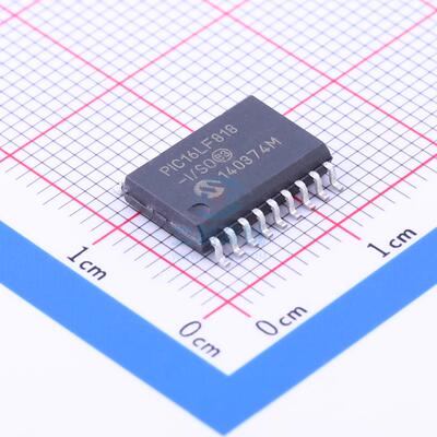 单片机(MCU/MPU/SOC) PIC16LF818-I/SO SOIC-18_300mil MIC 全新