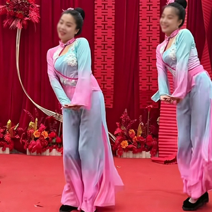 曲沟辣妈新款胶州秧歌服装扇子古典舞演出服迎亲队喜庆表演服套装