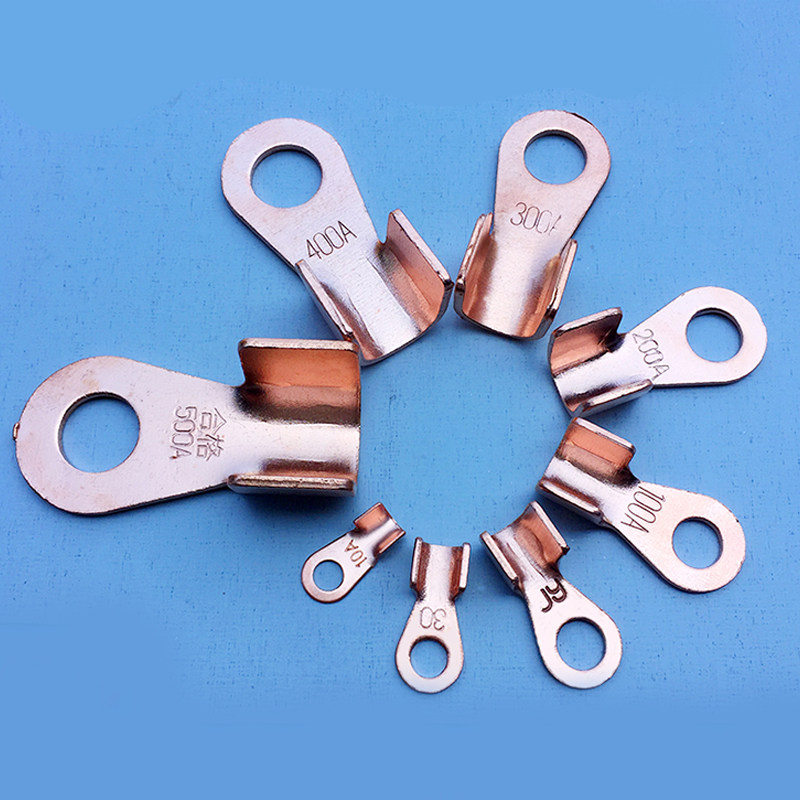 北方压接式纯紫铜开口鼻子包邮