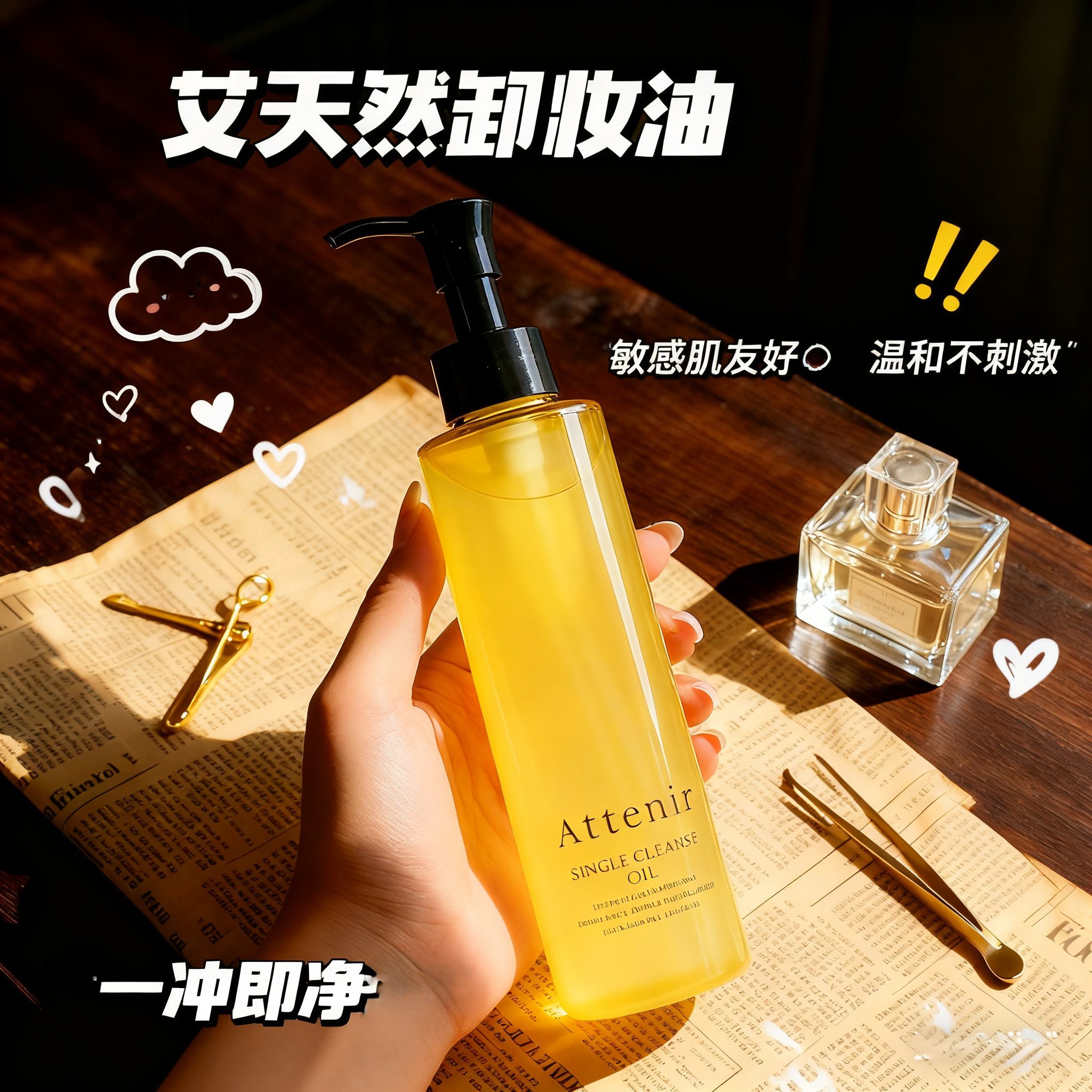 保税仓艾天然卸妆油温和