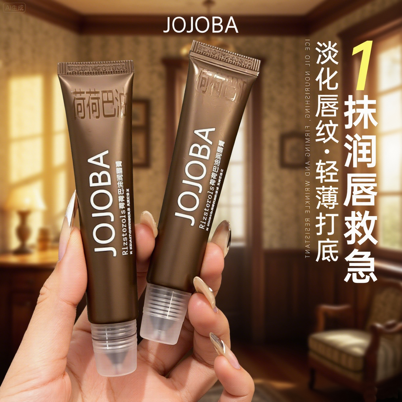 jojoba润唇膏高保湿滋润唇蜜唇膏