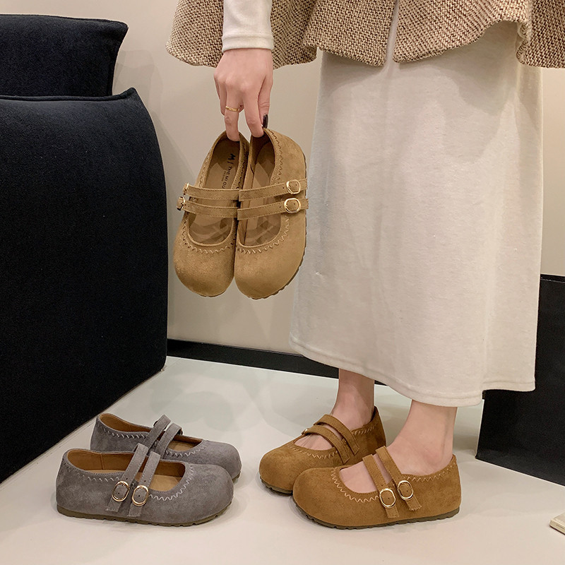 内增高厚底玛丽珍女鞋2026新款春季配裙子单鞋浅口勃肯鞋晚晚鞋子,女鞋,勃肯鞋/软木鞋,淘宝优惠券,粉丝福利购,淘宝优惠卷