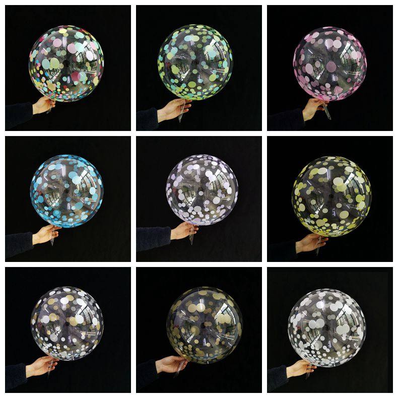 波点印花水晶球魔法INS生日布置