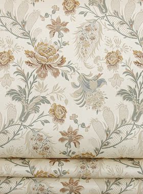 美国进口壁纸 美式乡村欧式古典 卧室客厅书房背景墙纸S137