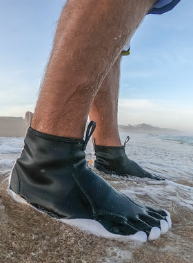 Vibram五指涉水鞋 氯丁橡胶保暖防寒冲浪浮潜浆板防滑防割潜水鞋