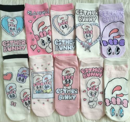 日系少女pinklatte联名艾絲樂小兔艾丝乐小兔eSTHeRBUNNY可爱袜子