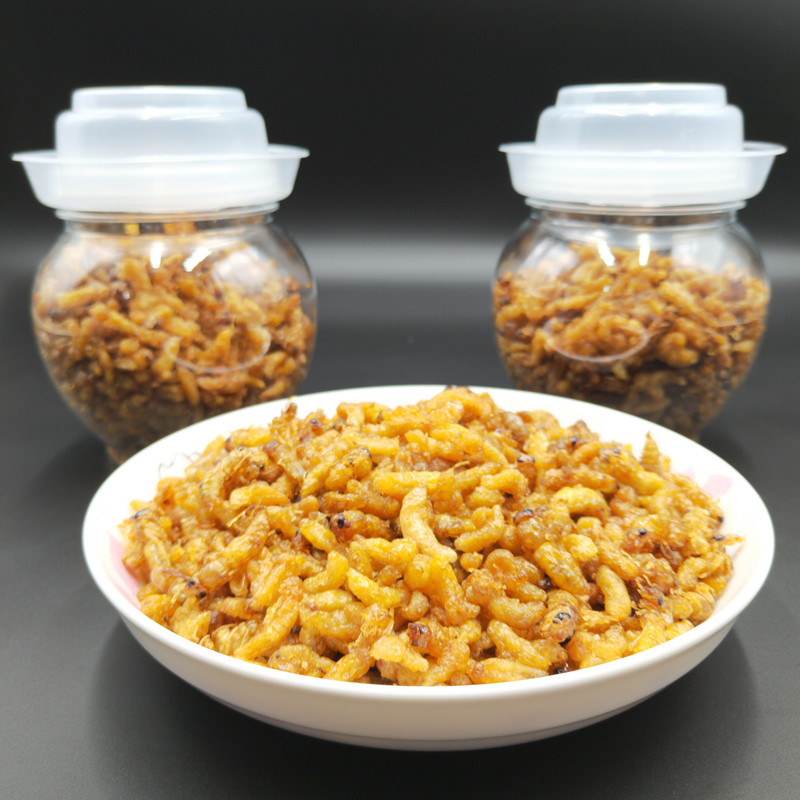 野生蜂蛹油炸500g罐装包邮精品特级干货七里雷马黄蜂非土地雷活体