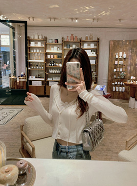 YYSTUFF/「闭店福利」细羊毛针织开衫+吊带背心两件套组女春夏款