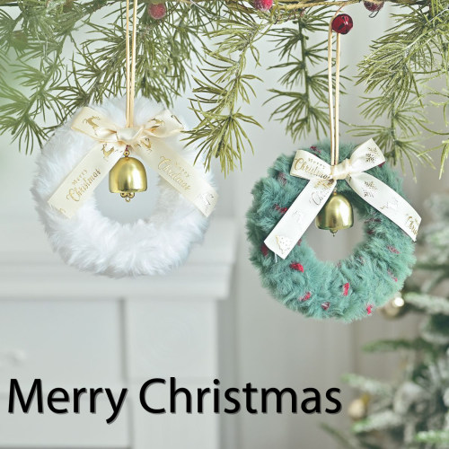 圣诞节装饰品毛绒汽车挂件