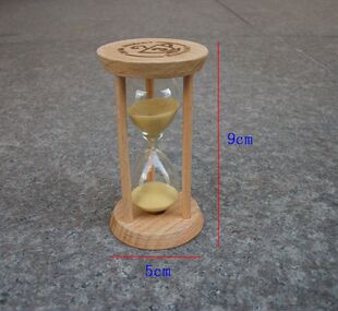 日本3分钟榉木三分钟沙漏刷牙泡茶美容餐饮幼儿园小礼品计时器