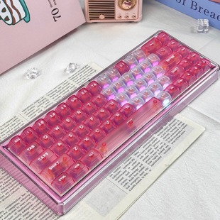 键盘客制化机械热插拔三模礼物 爱心款 情侣送礼Ainbell Base68