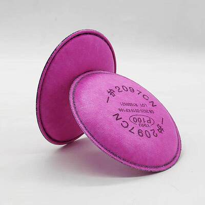 2097CN过滤棉电焊烟异味防尘防毒油烟面具滤芯7502一护P100活性炭