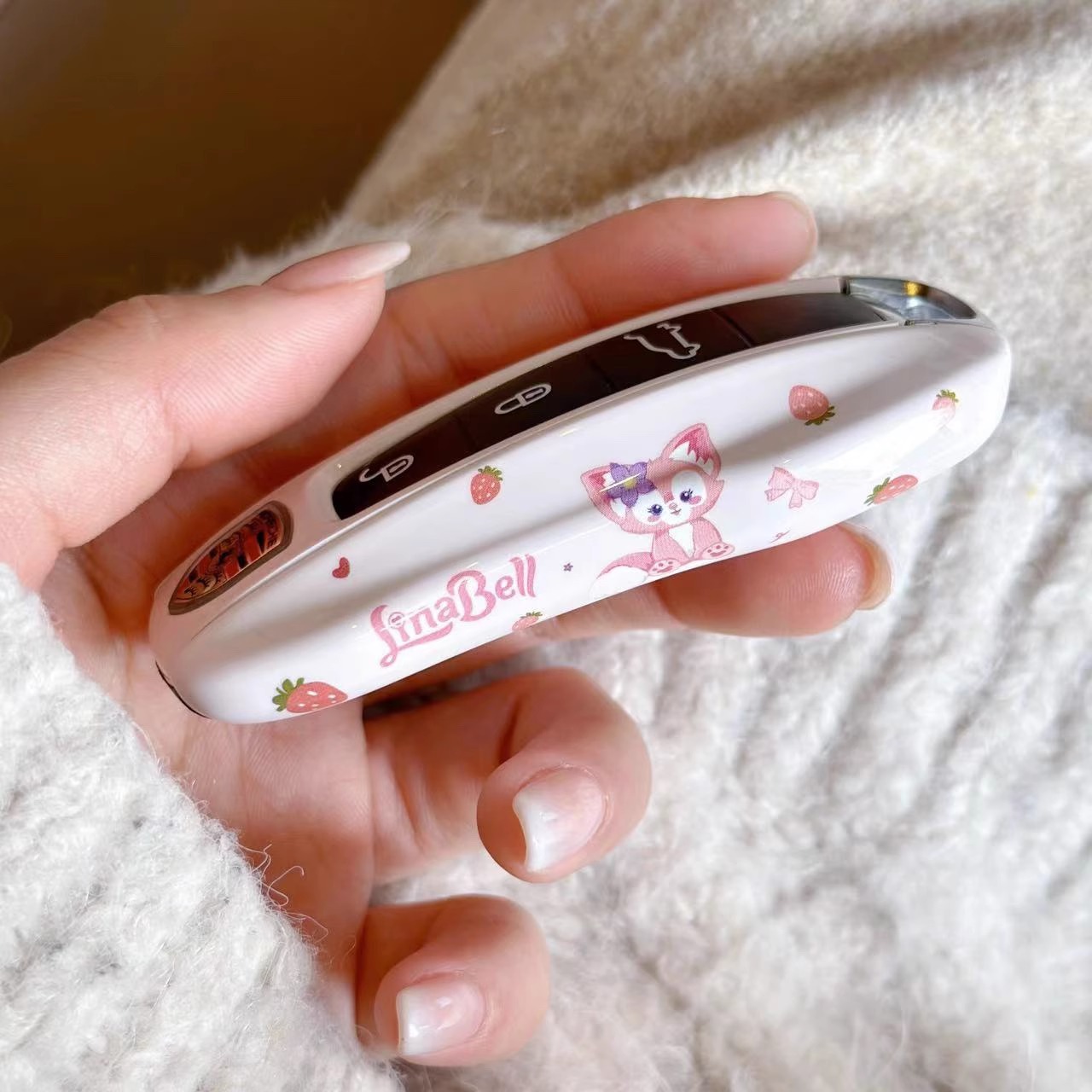 适用于保时捷汽车钥匙壳718macan911帕纳拉梅拉卡宴taycan套粉红