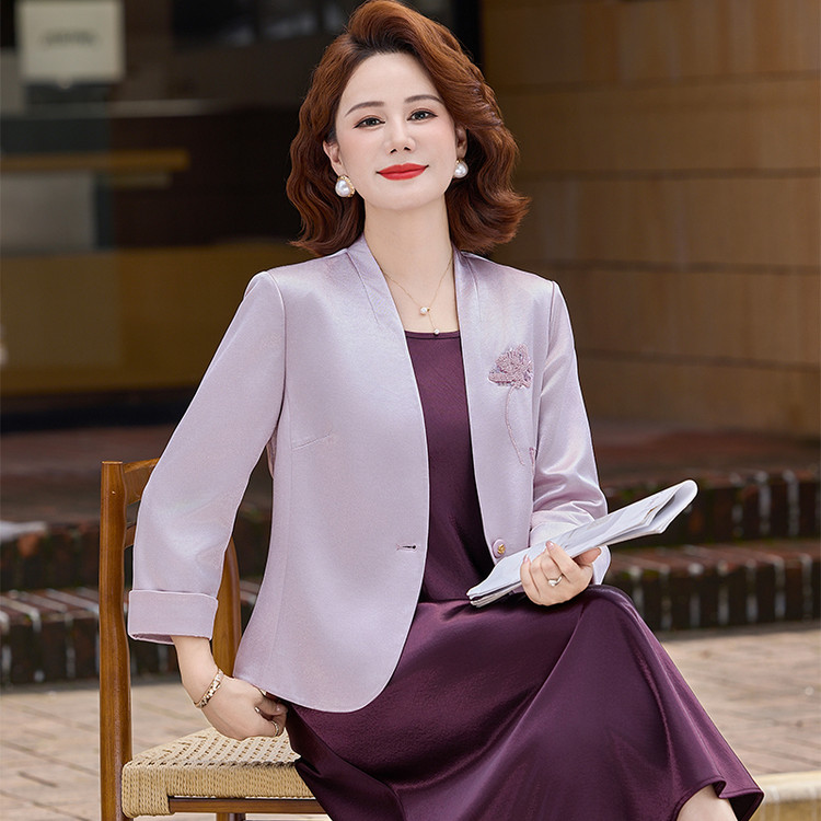 2026新款妈妈婚宴西服两件套