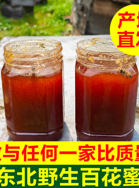 东北野生蜂蜜农家自产野生百花蜜