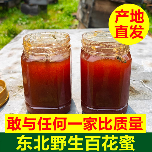 东北野生蜂蜜农家自产野生百花蜜