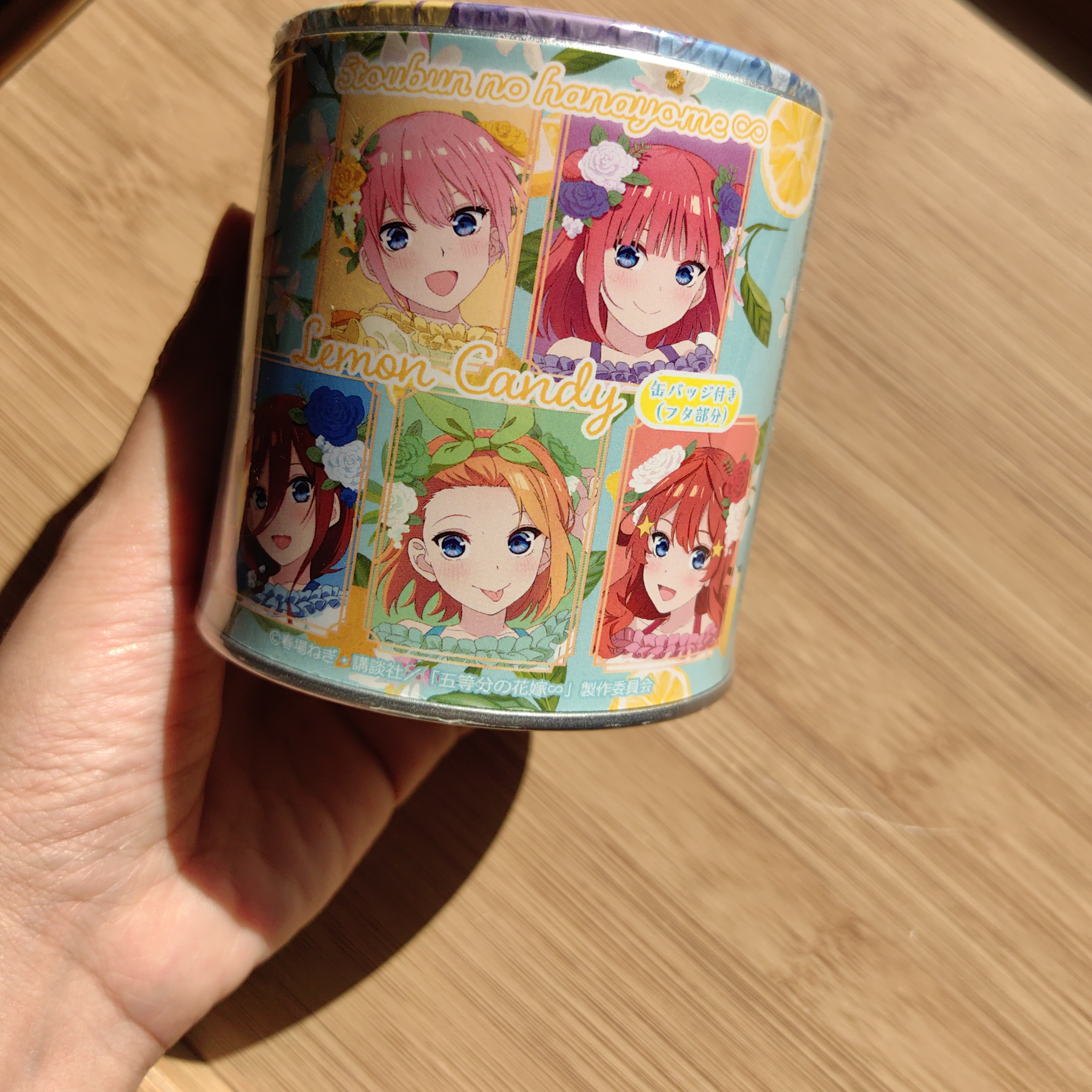 【包邮】【日本正版】五等分的新娘正版周边铁盒罐子收纳盒储蓄罐