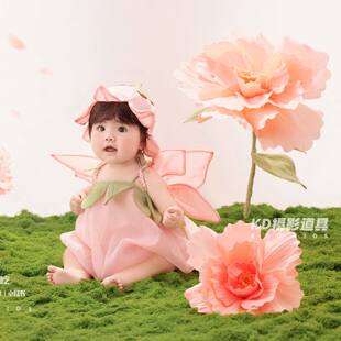 儿童摄影服装新款周岁婴儿拍照衣服女童写真艺术照裙子影楼主题