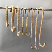 店挂衣钩S钩扁钩裤 钩服装 店铺男女装 麻绳S挂钩服装 货架挂衣架新品