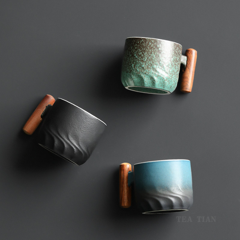 陶瓷茶杯带把防烫主人杯家用创意品茗杯中式小酒杯单个小杯子60ml,餐饮具,茶杯,淘宝优惠券,粉丝福利购,淘宝优惠卷