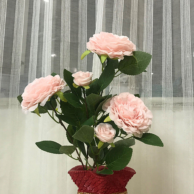 山茶花婚庆仿真花杜鹃月季蔷薇花电视柜餐桌摆件居家装饰干花假花,家居饰品,仿真花/假花,淘宝优惠券,粉丝福利购,淘宝优惠卷