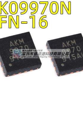 原装正品AK09970N QFN-16具有可编程开关的3轴磁传感器IC芯片