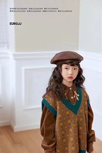 春秋冬 男童女童 黄色 背心针织衫马甲 219元