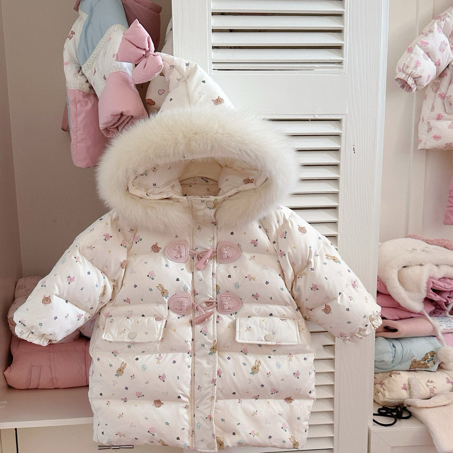 儿童羽绒服2025冬季新款儿童羽绒服新国标90白鸭绒宝宝连帽童外套