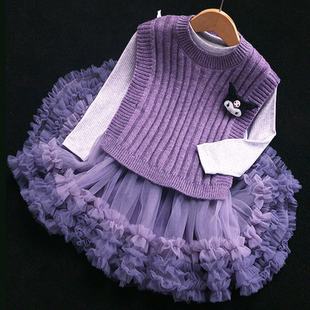 儿童两件套裙子秋季 女童库洛米公主裙女童连衣裙2025新款 套装