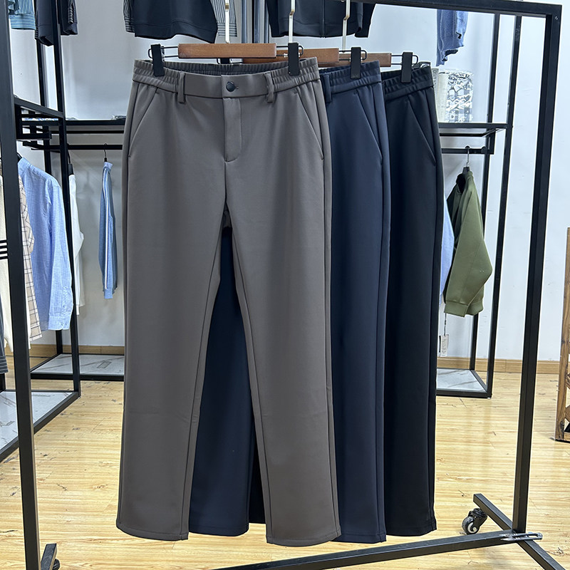 抓绒内内里保暖舒适户外时尚防风防水休闲裤秋冬季修身通勤长裤厚,男装,休闲裤,淘宝优惠券,粉丝福利购,淘宝优惠卷