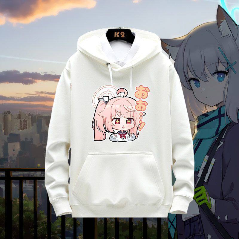 蔚蓝碧蓝档案衣服卫衣连帽游戏动漫卡通二次元周边卫衣加绒外套