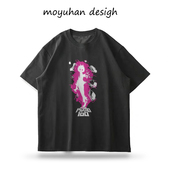 男女短袖 灵能百分百周边影山茂夫宽松不一样 情侣装 T恤tee