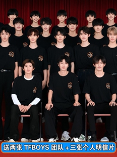 TFBOYS王俊凯易烊千玺王源同款奔赴十周年短袖T恤四叶草应援衣服