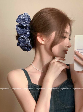 大肠发圈女高级感扎头发绳