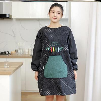 不粘毛防水全包大人羽绒服罩衣