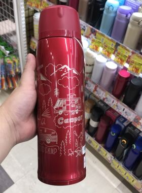 直邮日本原装象印保温杯大容量不锈钢带杯盖SJ-JS800/1000ml 包邮