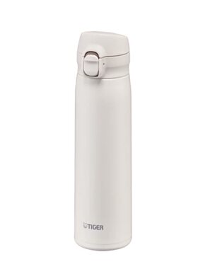 虎牌日本原装进口轻量型不锈钢真空保温杯500ml-雪花白 MKR-W050