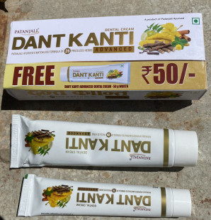 印度帕坦伽利升级全面护理牙膏150克套装patanjali dant kanti